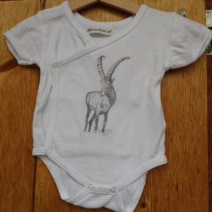 Babybody mit Steinbock bedruckt